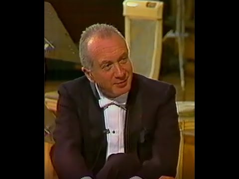 Alexis Weissenberg: Spanish interview & Brahms Piano Concerto 2