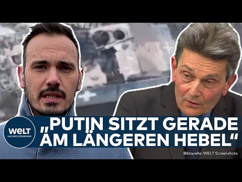 UKRAINE-KRIEG: Verhandlungen? "Lachen oder Kopfschütteln" – "Putin sitzt gerade am längeren Hebel"