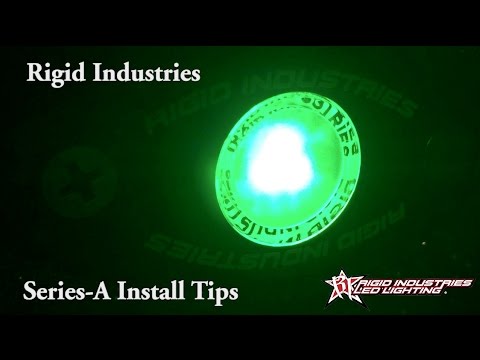 Rigid Industries LED Lighting (A-Series)-Install Tips