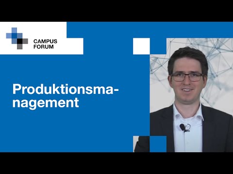 Produktionsmanagement | Einführung E-Learning Kurs