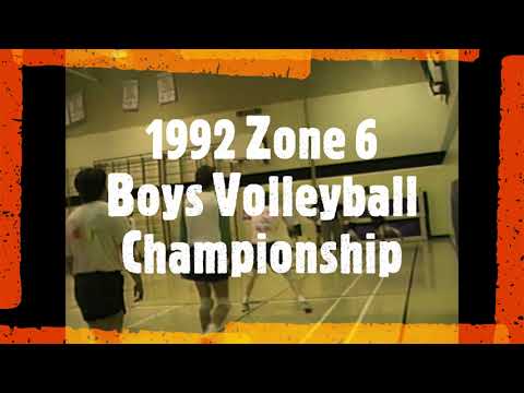 1992 Zone 6 Boys Volleyball Championship, (Glenboro vs. Manitou)
