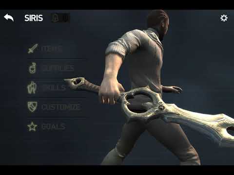 Unarmoured Siris wields the infinity blade!
