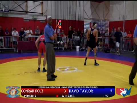 FILA Junior Freestyle Challenge Tournament Final 74kg - Conrad Polz vs. David Taylor