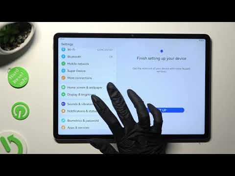 How to Turn On / Off Auto Brightness in Huawei MatePad 11.5 - Adaptive Brightness