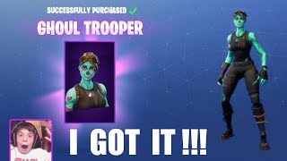 GHOUL TROOPER ORIGINAL PURCHASE VIDEO (Live Streamed) FORTNITEMARES - Season 1