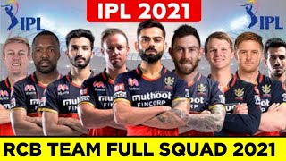 Royal Challengers Bangalore Full Squad 2021 | RCB Players List 2021 | RCB Team Squad