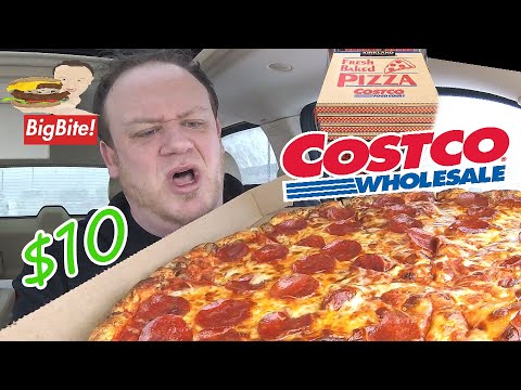 COSTCO ⭐$10 FOOD COURT PEPPERONI PIZZA⭐ Food Review!!!