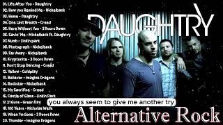 Download lagu Daughtry, Creed, Nickelback, 3 Doors Down, Linkin park, Creed🎶Best Alternative Rock Song Compilation mp3