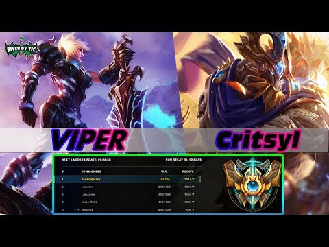 [ Viper ] Riven vs Maokai [ Critsyl ] Top   Best Riven Plays   Viper Replays
