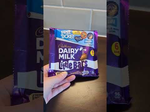CADBURYS DAIRY MILK LITTLE BARS 🍫 #shorts #cadbury #chocolate #candy #yummy