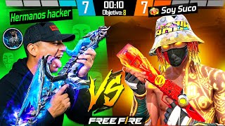 ESTE TIK TOKER ME RETA A UN PVP EN FREE FIRE Y USA HACKS😡!
