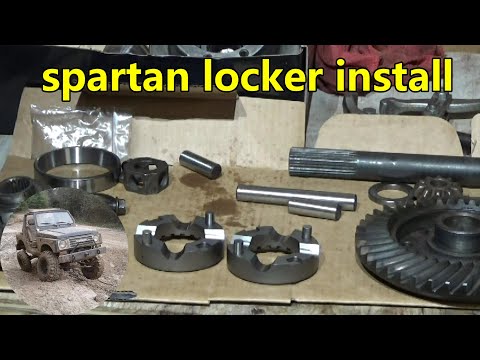 Suzuki Samurai, spartan locker and differential bearings install
