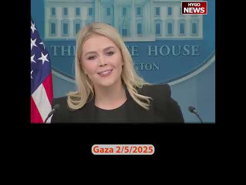 Leavitt: not committed to sending Marines or any boots on ground in Gaza; Jordan, Egypt & Saudis?