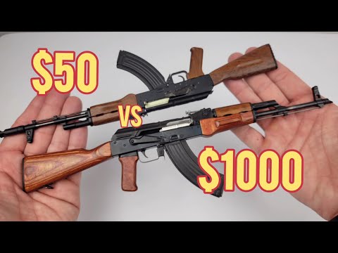 Goatguns miniature AK-47 VS insane miniature toy gun
