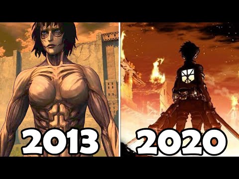 Evolution of Attack on Titan Games 2013 - 2020