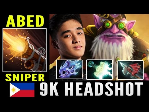 Abed Sniper Midlane Dota 2 - 9K Headshot