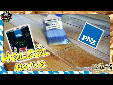 Holz Ölen - So machst du es richtig! | Anwendungsvideo PNZ Holzöl Natur | Euer Konstantin