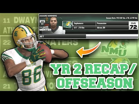 AWARD WINNER! | CFB Revamped Northern Michigan Teambuilder Dynasty | Ep28 Y2 Recap & Offseason