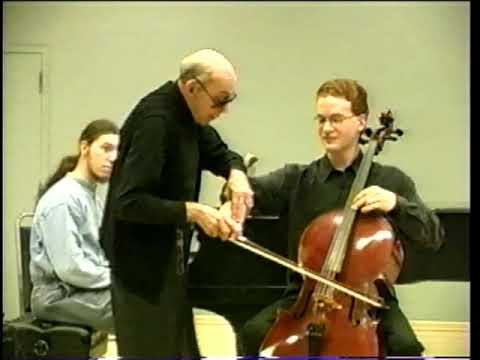 Starker teaching Shostakovich Concerto
