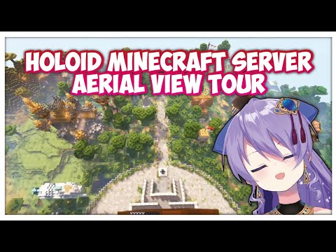EPIC Aerial View of HoloID Minecraft Server!