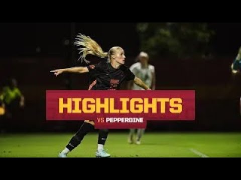 Women's Soccer - USC 3, Pepperdine 2: Highlights