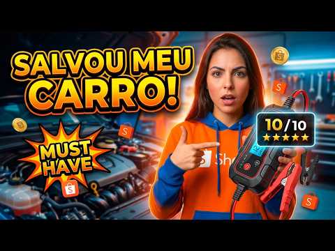 Recuperei minha bateria com esse carregador da Shopee
