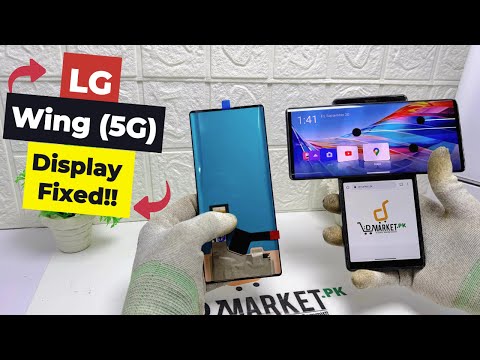 LG Wing 5G Original LCD Panel Unit Replacement | Fixed With Professional Way!! #LGWingLCDFixed
