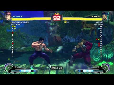 lsy9983 [Bison] vs HEBOLIANSOLDIER [Fei] SSF4 Japanese Online Ranked Matches - TRUE-HD