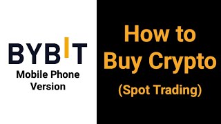How to Buy Crypto on Bybit | Bybit spot trading | How to trade on Bybit