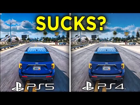 GTA 5 Next Gen Remastered PS5 vs PS4 😵 (4K Ultra HD) - GTA 5 Graphics Comparison PS5 vs PS5 not Xbox