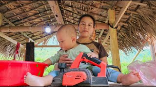 Because of floods and storms, daily work is very difficult.