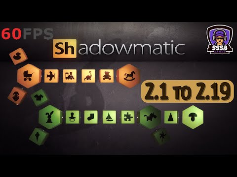 Shadowmatic: Level 2.1 To 2.19 , iOS/Android Walkthrough By (Triada Studio Games)