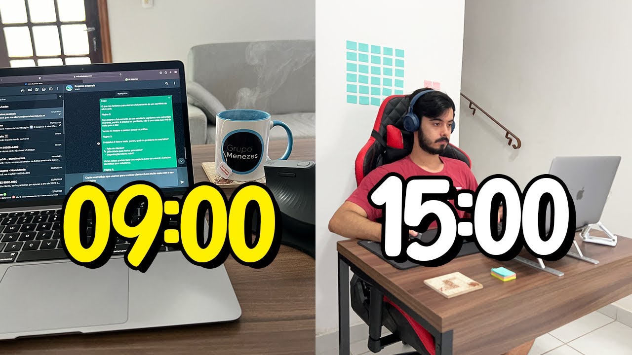 Um dia na vida de um empresário de 23 anos