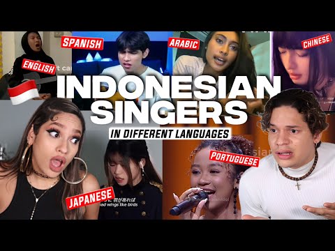 How is this possible!? Latinos react to Indonesian Singers SINGING in DIFFERENT LANGUAGES!