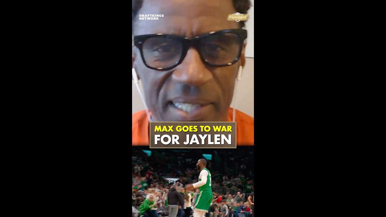Max ain't hearing Jaylen Brown slander 😤☘️