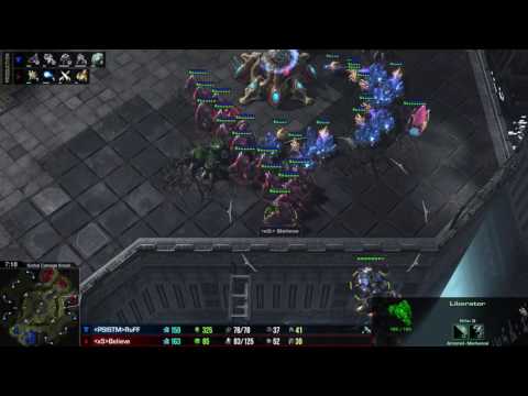 Starcraft 2 - TvP - Ruff vs Believe on Korhal Carnage Knockout