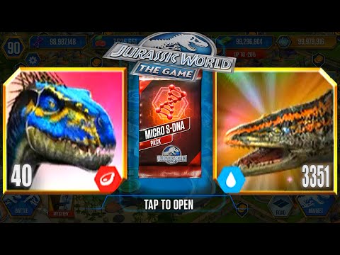 INDORAPTOR GEN 2 vs PROTEROGYRINUS | JURASSIC WORLD THE GAME