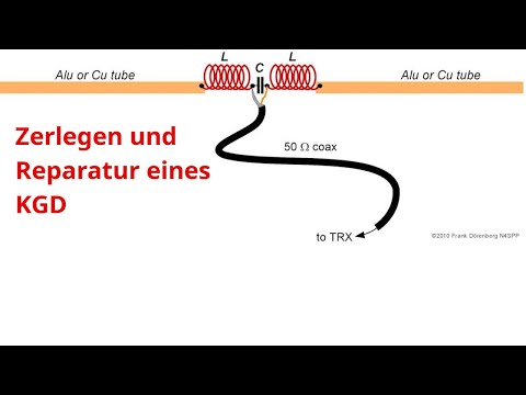 Zerlegen und Reparatur eines KGD (kurz geratener Dipol)