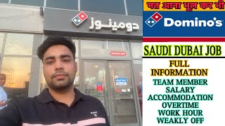Dominoes pizza job Saudi Arabia salary not good . Now you will not get good salary