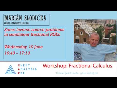 15. Prof. Marián SLODIČKA (Ghent University, Belgium)