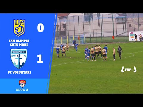 Liga 2 Casa Pariurilor, Etapa 15: CSM Olimpia Satu Mare - FC Voluntari 0-1, 29.11.2025