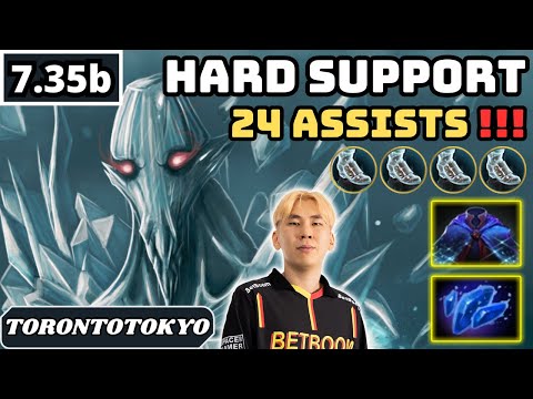 7.35b - Torontotokyo ANCIENT APPARITION Hard Support Gameplay - Dota 2 Full Match Gameplay