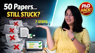 The Ultimate Literature Review Blueprint | Reviewers Approve 7 Steps  | PhD Guide | Sanraj Education