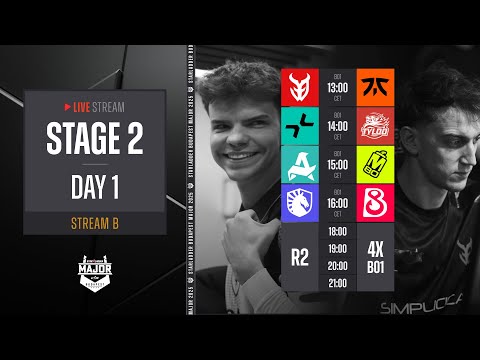 [Part 1/2] English Stream B | StarLadder Budapest Major 2025 - Stage 2 - Day 1