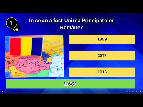 25 de Întrebări de Cultură Generală din Istoria României - Testează-ți Cunoștințele! #romania #test