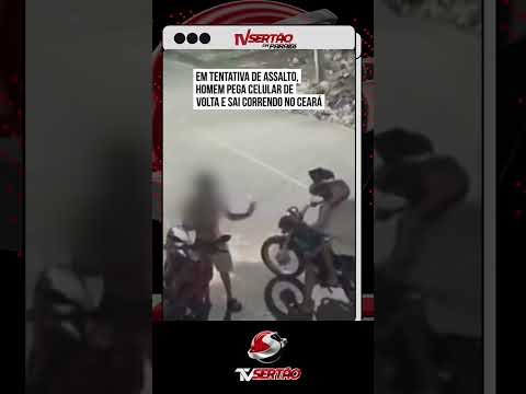 Vítima finge desbloquear celular, toma aparelho de volta e foge de assaltantes no Ceará