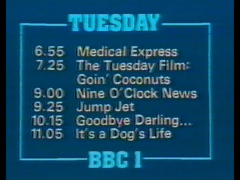 Monday 6th July 1981 BBC1
