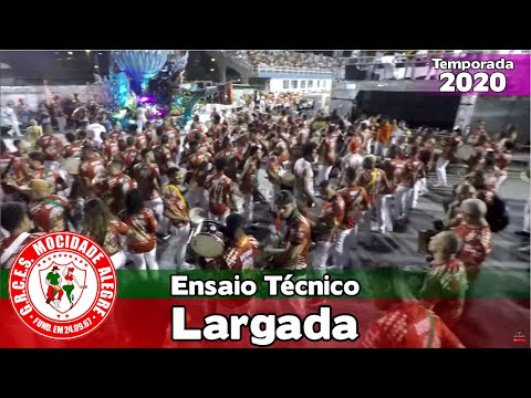Mocidade Alegre 2020 -  Largada - Bateria no ensaio técnico - #ETSP2020