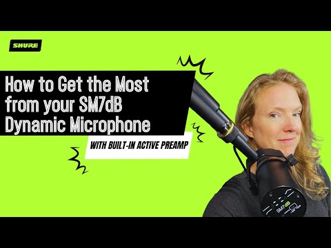 SHURE SM7DB Professional Podcasting Mic with Built-in Pre-Amp image 8