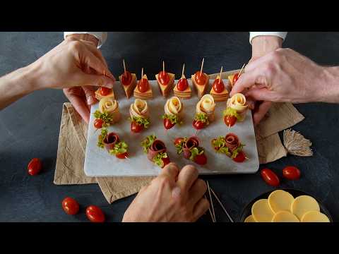 3 super leckere Fingerfood-Rezepte | Begeistern optisch und geschmacklich